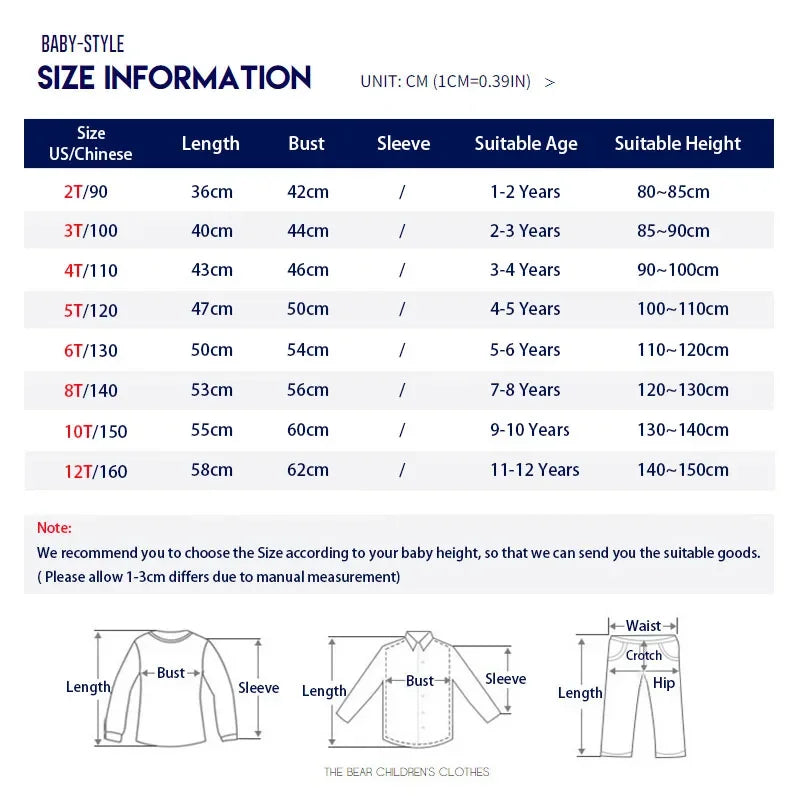 Children Tops Baby Girl Casual Clothes Tshirt 2-12 Years