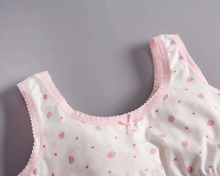 Teen Girl Training Bra Top Breathable Cotton