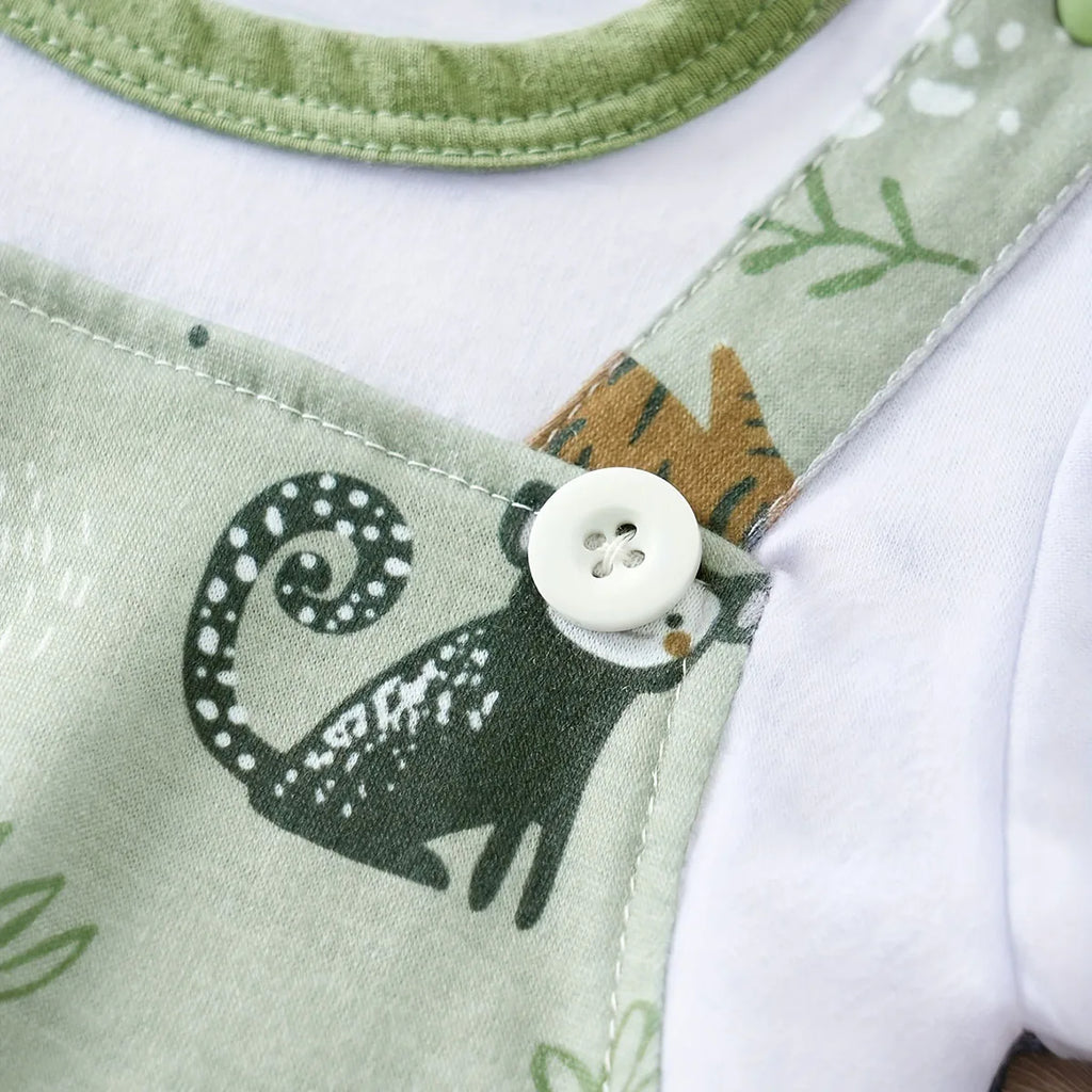 IURNXB Adorable Infant Zoo Animal Print