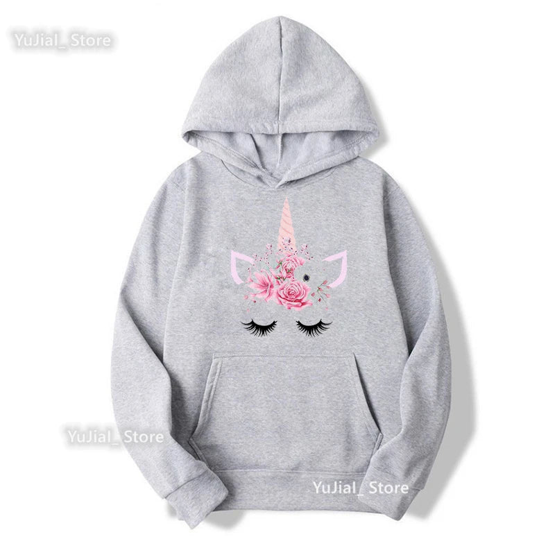 Women Glitter Pink Flowers Sweatshirt Girls Long-Sleeved Winter/Spring/Autumn Clothes