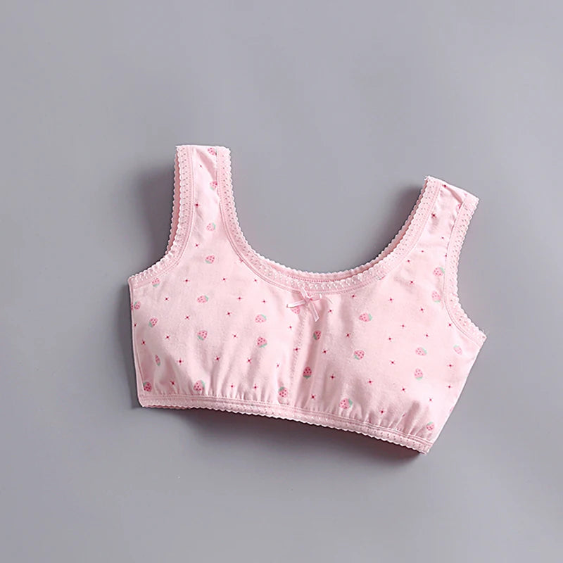 Teen Girl Training Bra Top Breathable Cotton