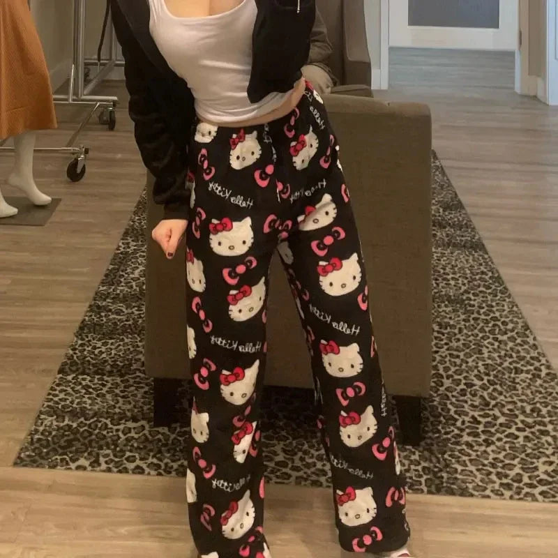 Hello Kitty pajamas anime women's pajamas