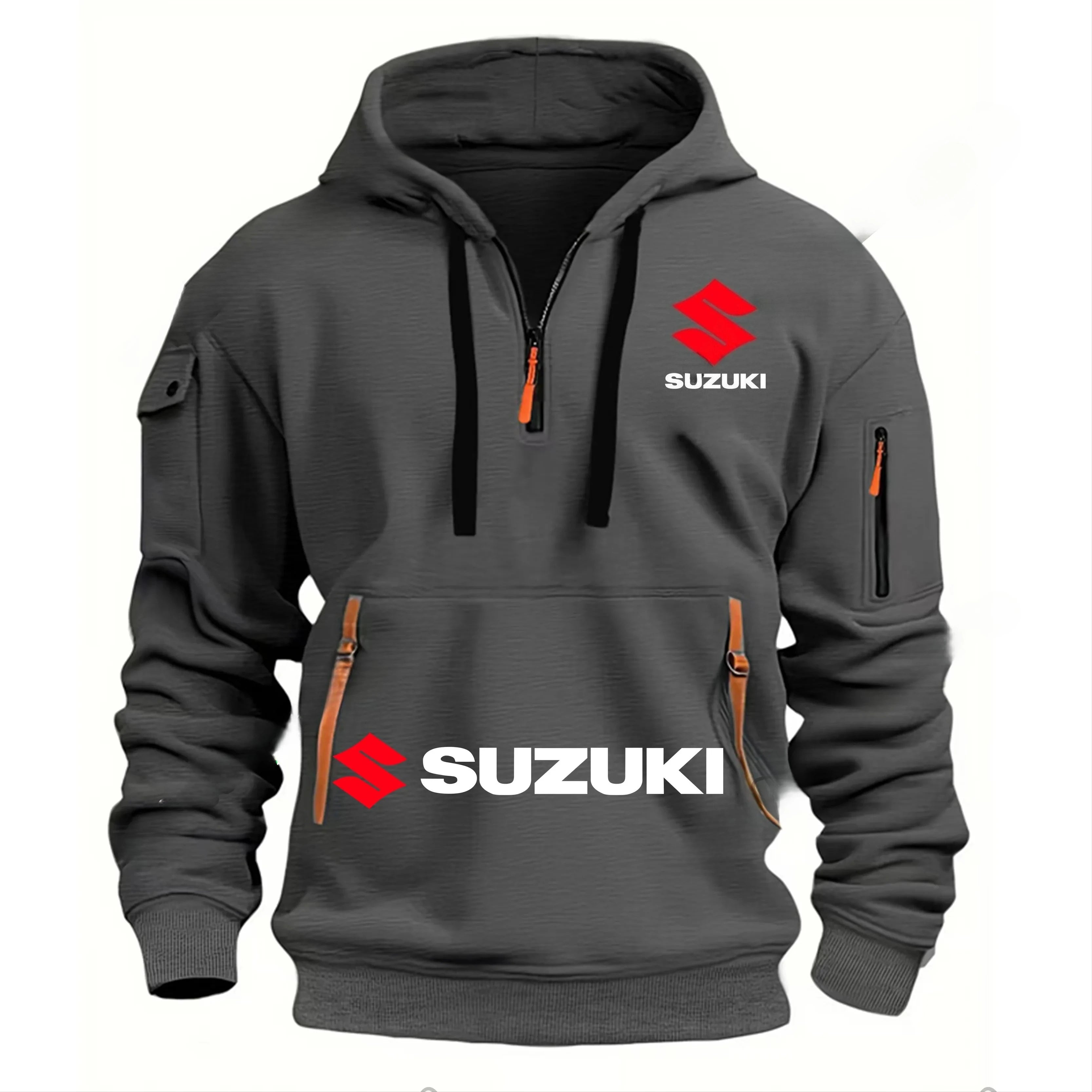 Suzuki's new men's hooded sweatshirt