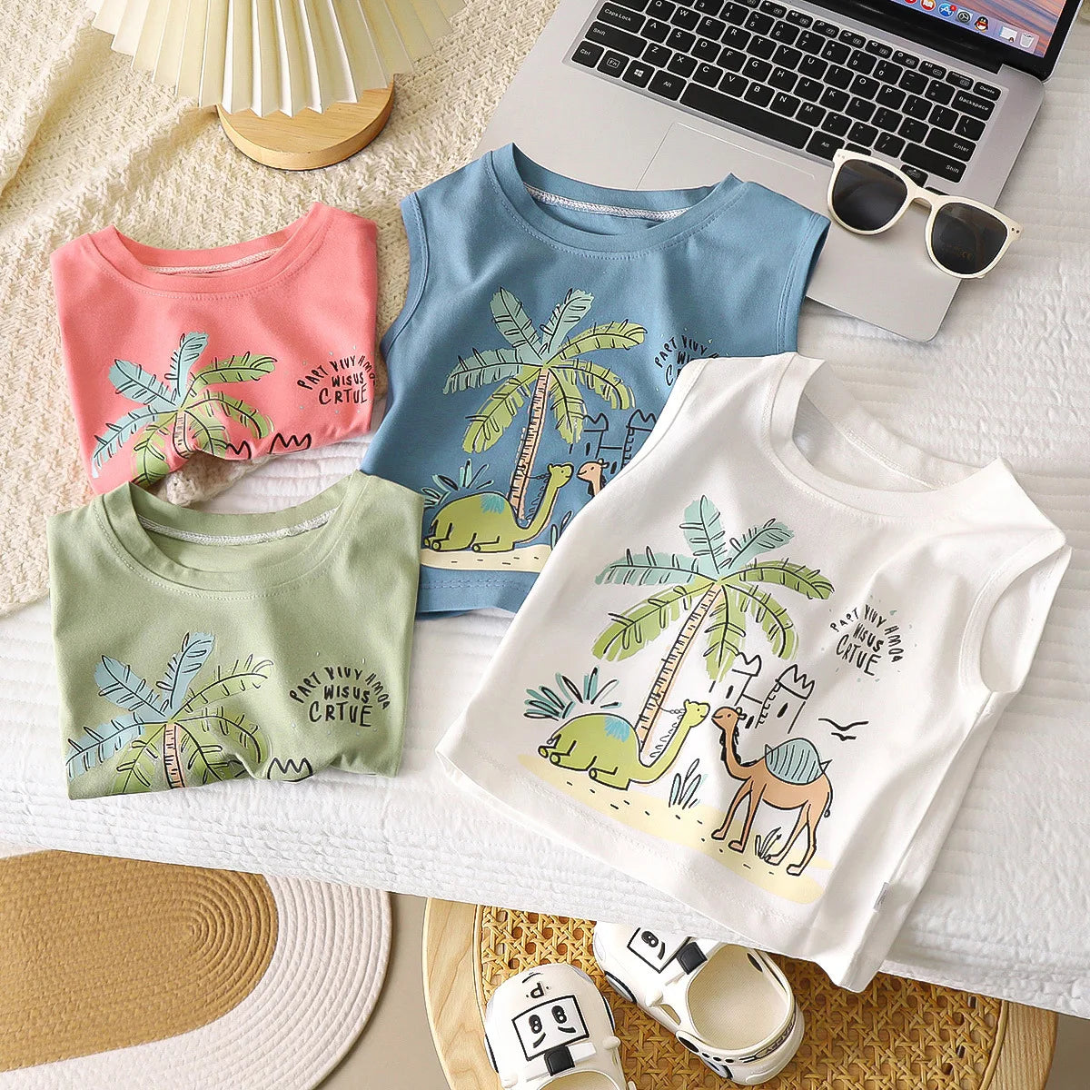 Kids Cartoon Tank Sleeveless Top