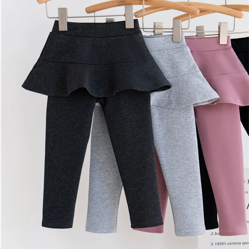 Girls Spring Autumn Skirt Pants Kids