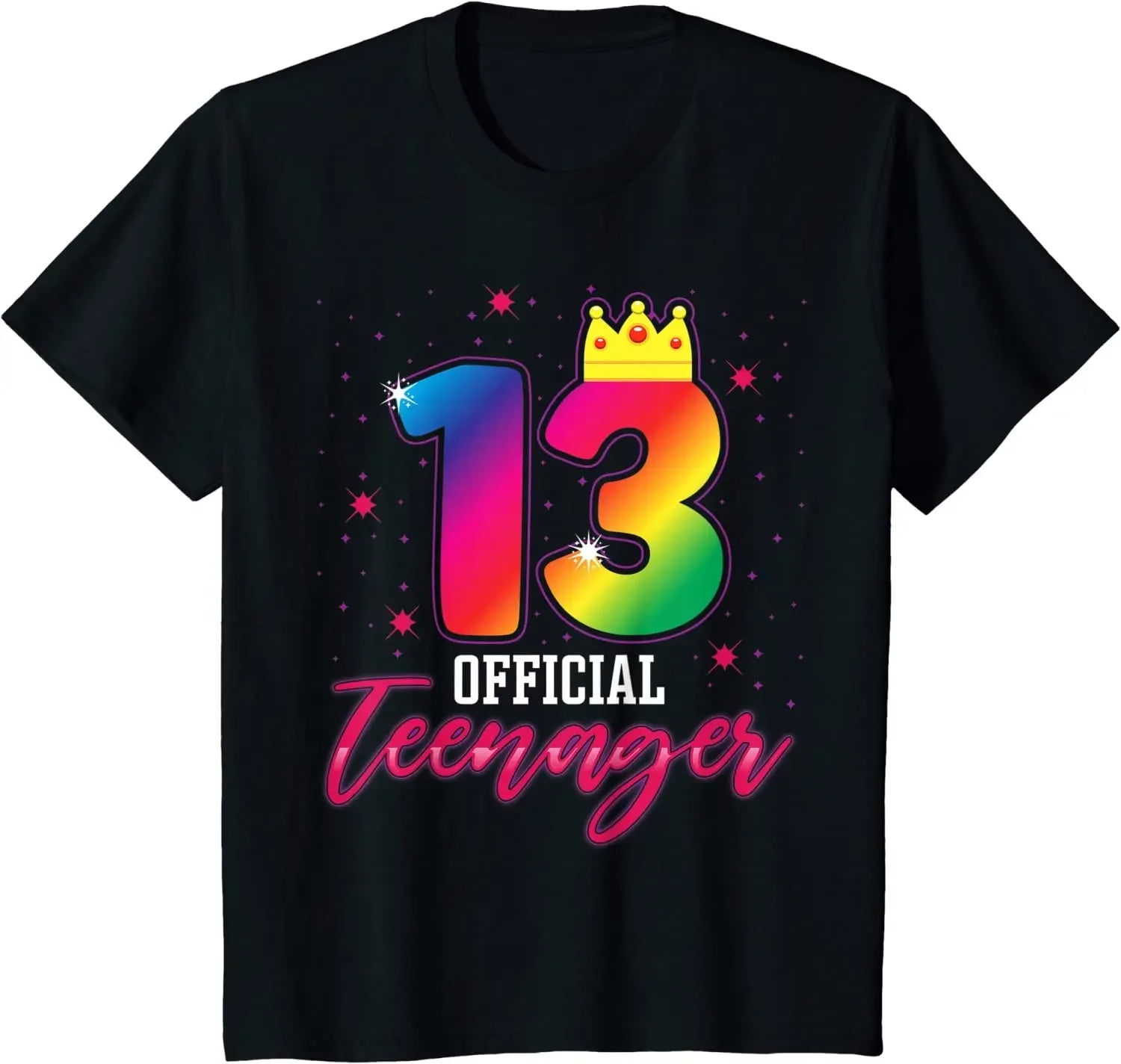 Official Teenager 13th Birthday 13 Years Old Bday Boys Girls T-Shirt