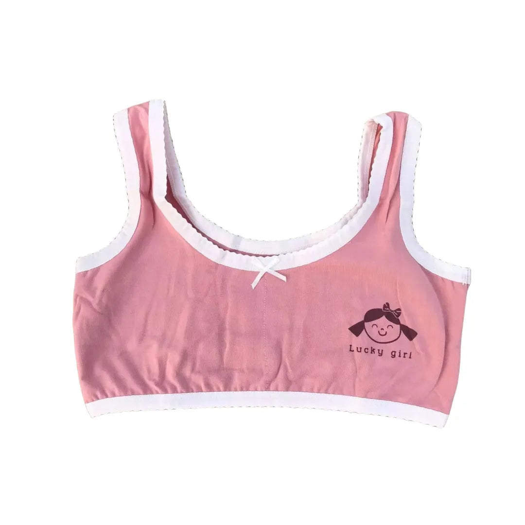 Teen Girl Training Bra Top Breathable Cotton