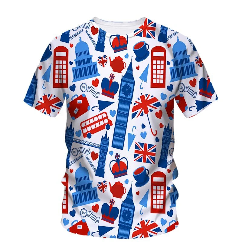 T Shirt Summer Men Fashion Short Sleeve Oversized Harajuku