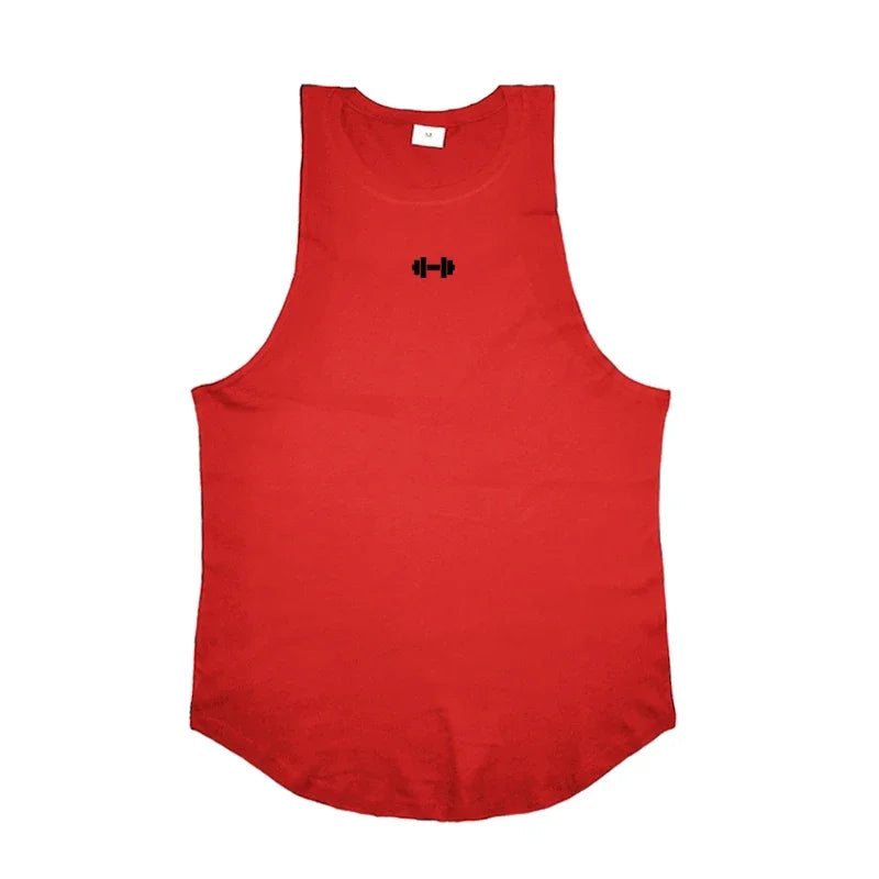 Gym Bodybuilding Fitness Muscle Clothing Summer Cotton Breathable