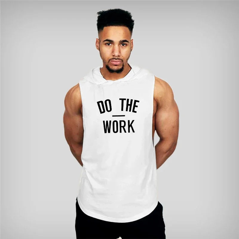 Muscleguys Brand clothing Bodybuilding hoodie Shirt Fitness Men Tank Top Muscle Vest Stringer Undershirt DO THE WORT TankTop