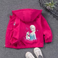 Fashion Girls Jacket Spring Aututmn Cartoon Anna Elsa