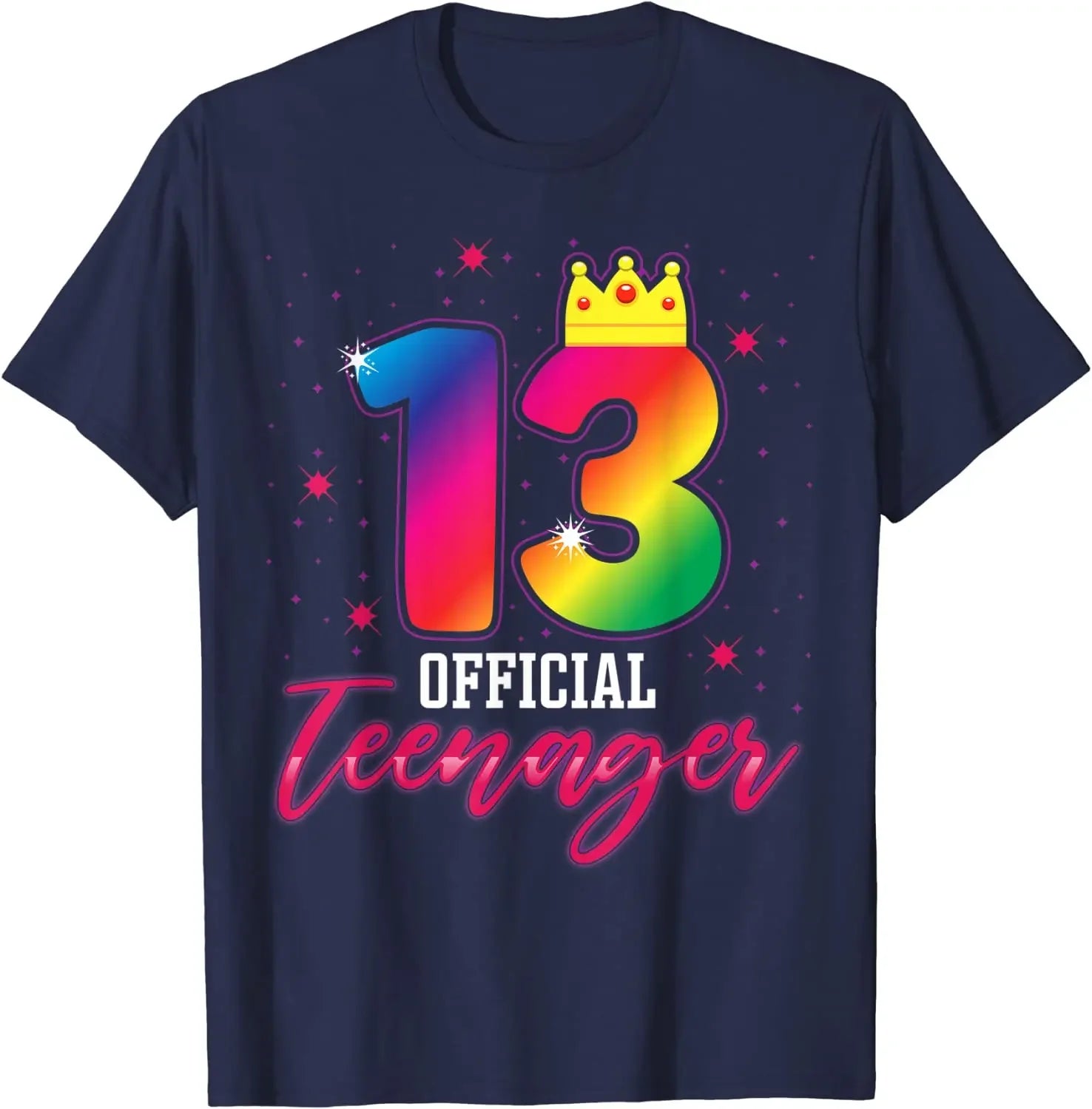 Official Teenager 13th Birthday 13 Years Old Bday Boys Girls T-Shirt