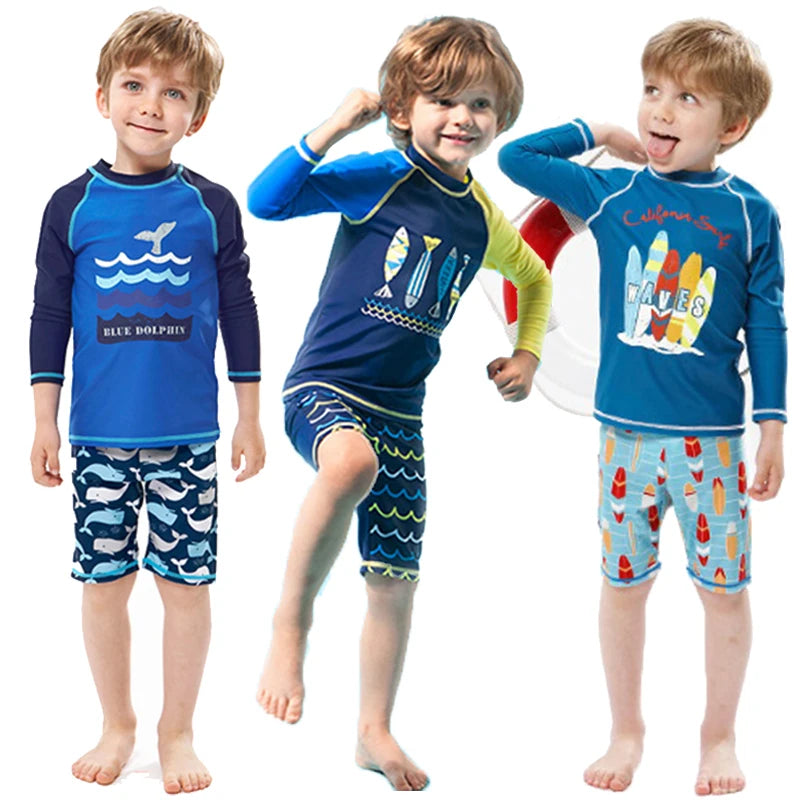 Boys Swim Wear Two Pieces Set