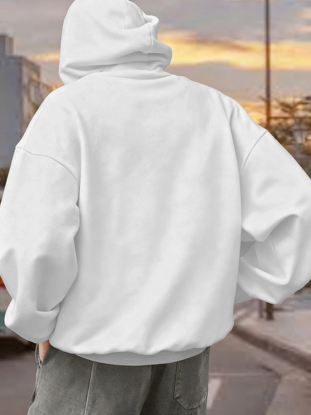 New York Usa Est.1624 Printing Mens Sweatshirts Winter Pocket Hoodies Fashion Fleece Warm Loose Streetwears Casual Men'S Clothes