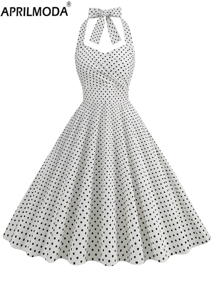 50s Vintage Rockanilly Pinup Party Short Evening Dress
