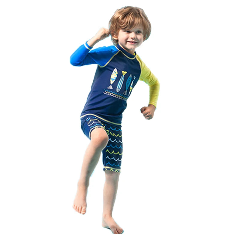 Boys Swim Wear Two Pieces Set