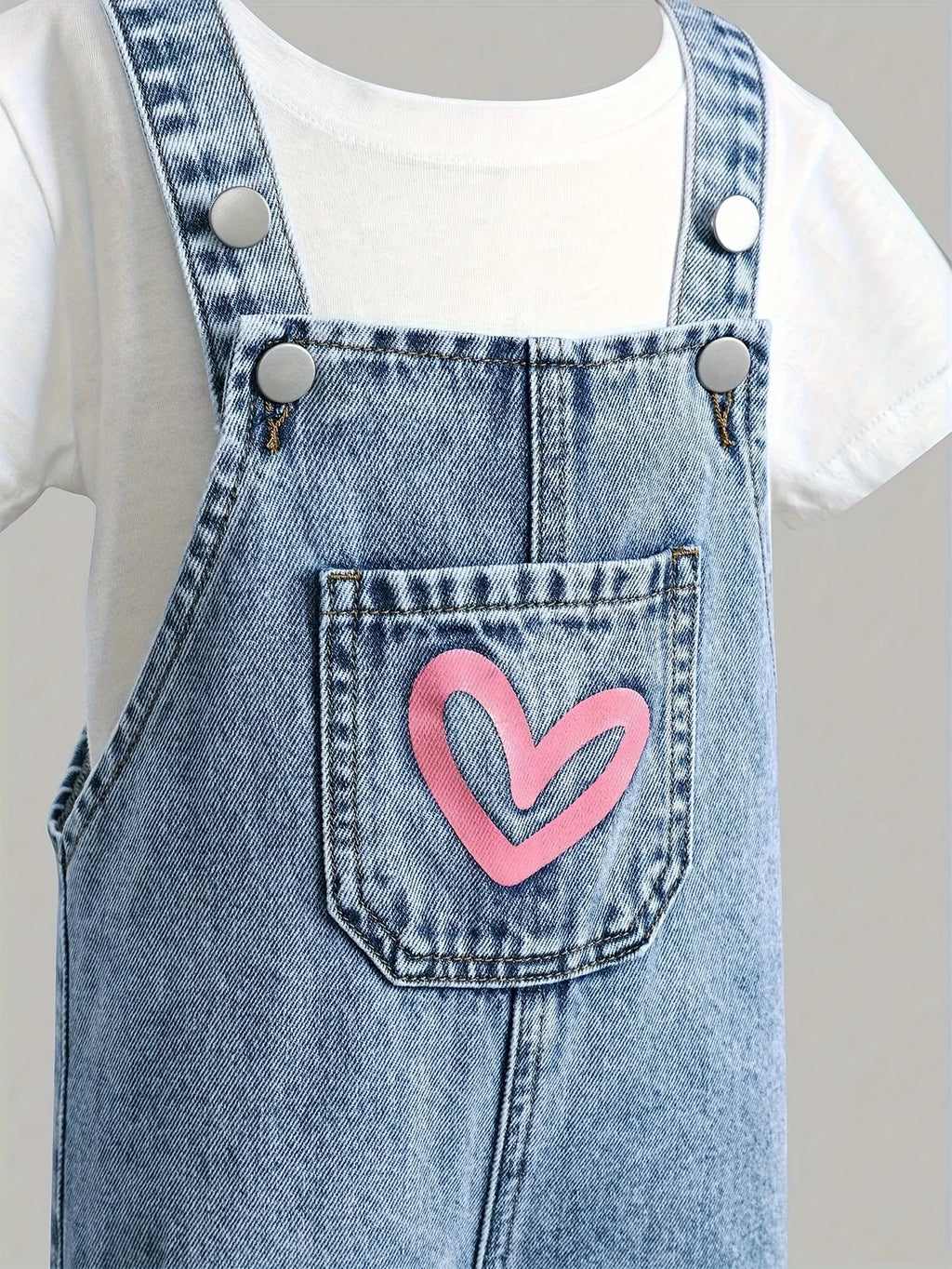 Girls' floral, heart-shaped, rainbow graffiti pattern casual and comfortable