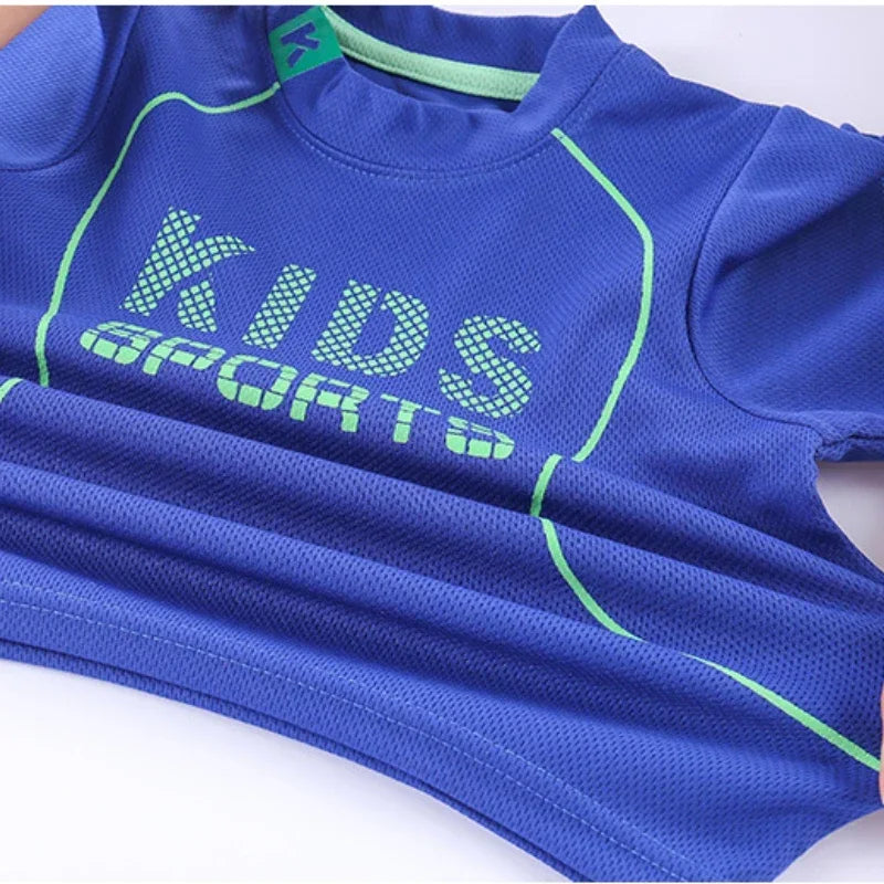 Boys Girls Sports Basketball Clothes Jersey Suit Summer Children Football