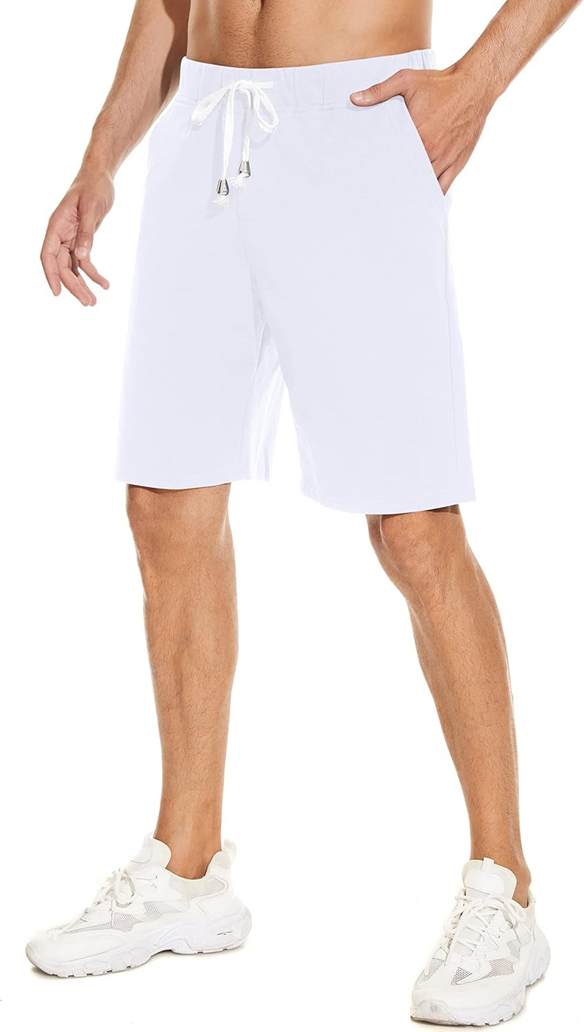 Men'S Casual Shorts Elastic Jogger Gym Active Pocket Shorts